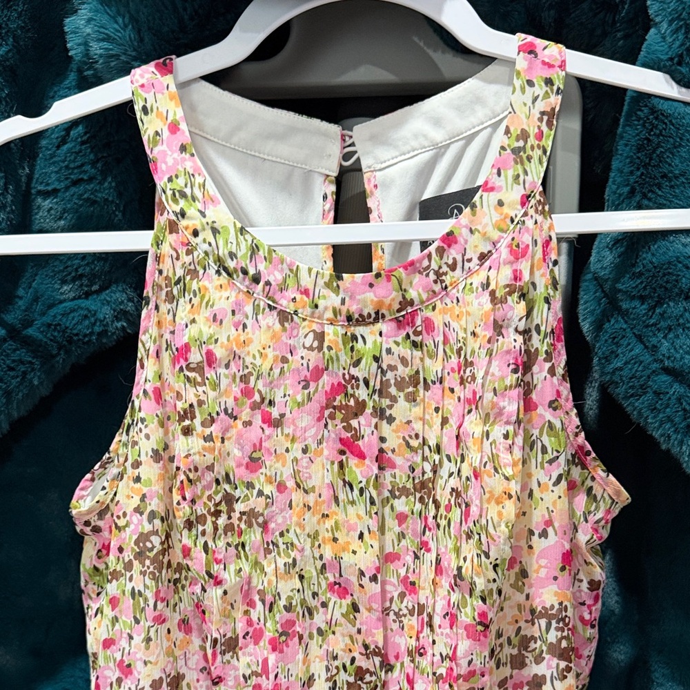 Adrianna Papell Multicolor Floral Dress